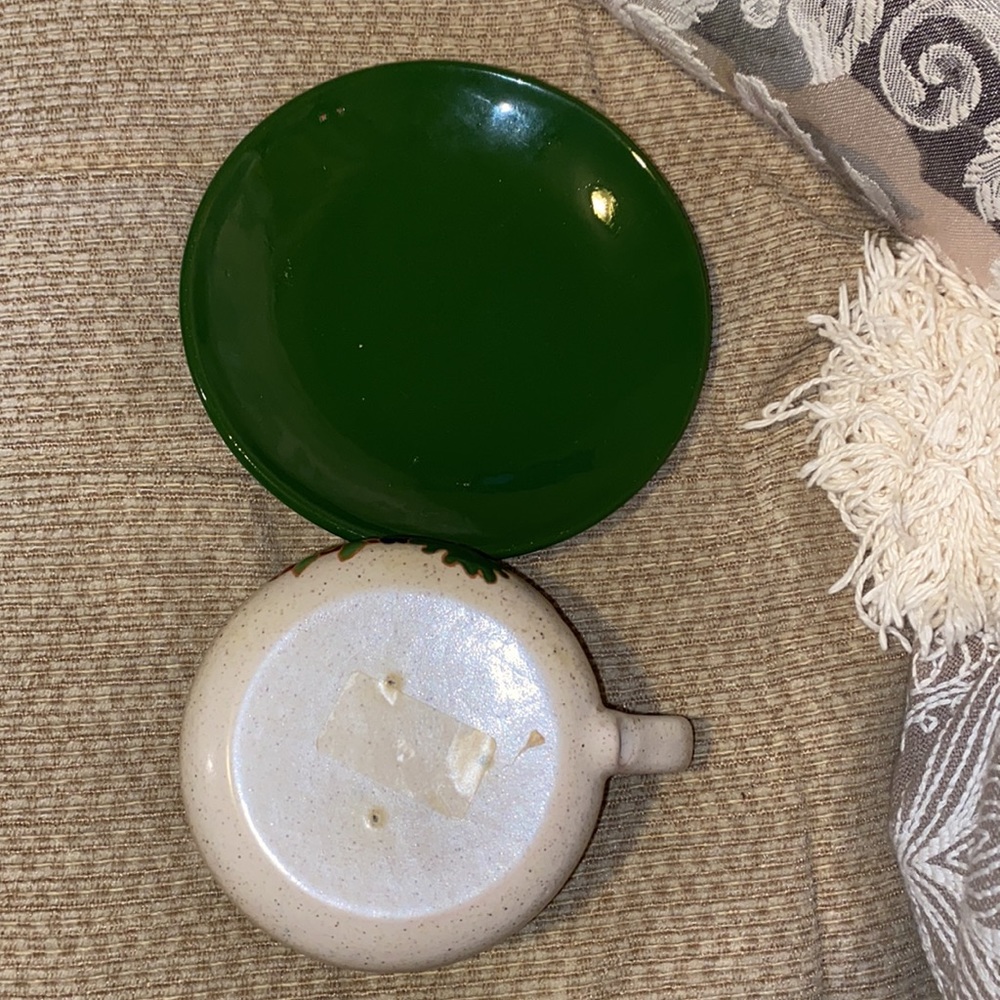 🇧🇷 NWT Vintage Brazilian Handmade Pottery Toucan Mug & Plate - Picture 9 of 12